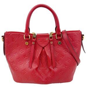 Louis Vuitton  Mazarine Monogram Empreinte Shoulder Bag Red